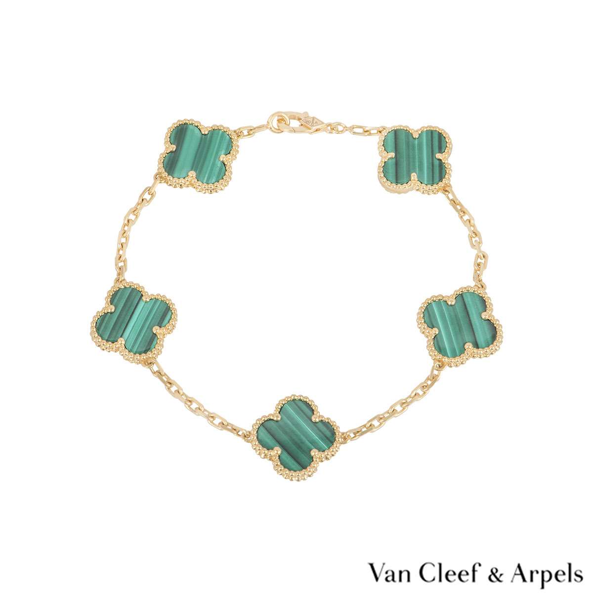 Van Cleef & Arpels Yellow Gold Vintage Alhambra Bracelet VCARL80900